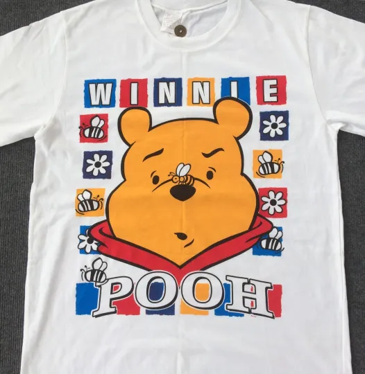 Discover Retro POOH Bear Cartoon Unisex Tee Gift For Fan S-5XL