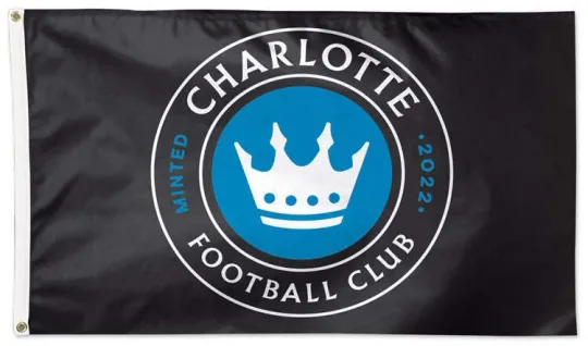 Discover CHARLOTTE FC Official MLS Soccer Team 3'x5' Deluxe Wincraft FLAG