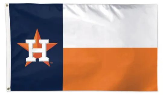 Discover Houston Astros Texas State Flag Style 3x5 Official MLB Baseball Team Deluxe FLAG