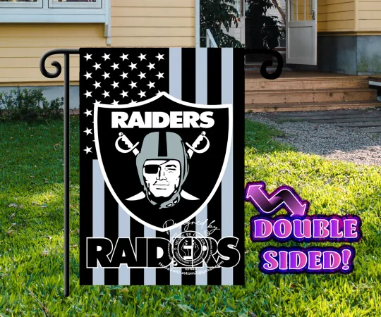 Discover American/Las Vegas Football Garden flag  Double-sided