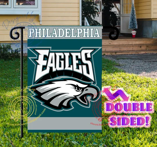 Discover Philadelphia Football Garden flag  Double-sided