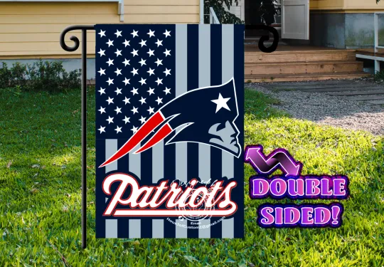 Discover American/New England Football Garden flag  Double-sided