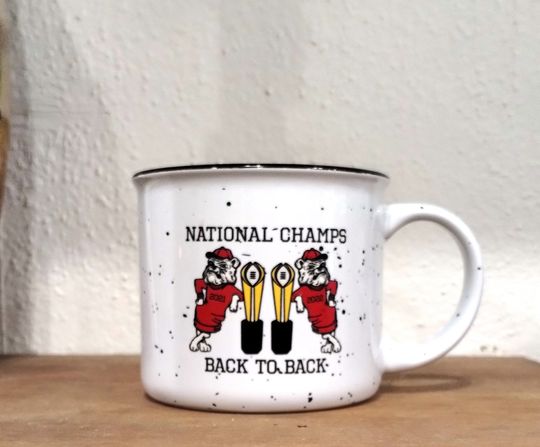 UGA National Champs Back to Back - Campfire Coffee Mug