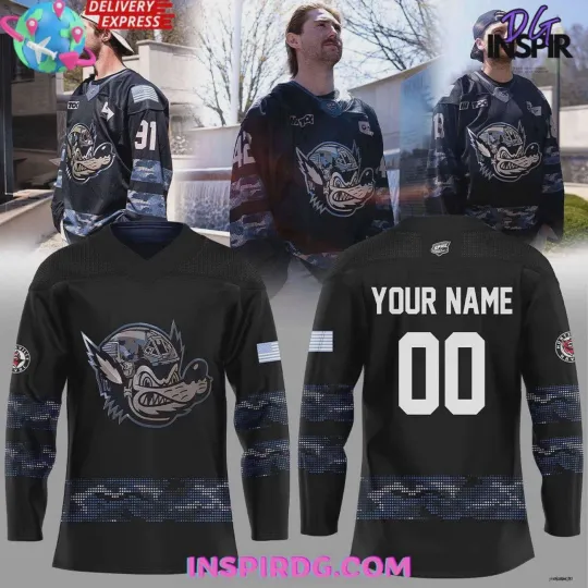 Discover Personalize Huntsville Havoc Military Night 2025 Hockey Shirt