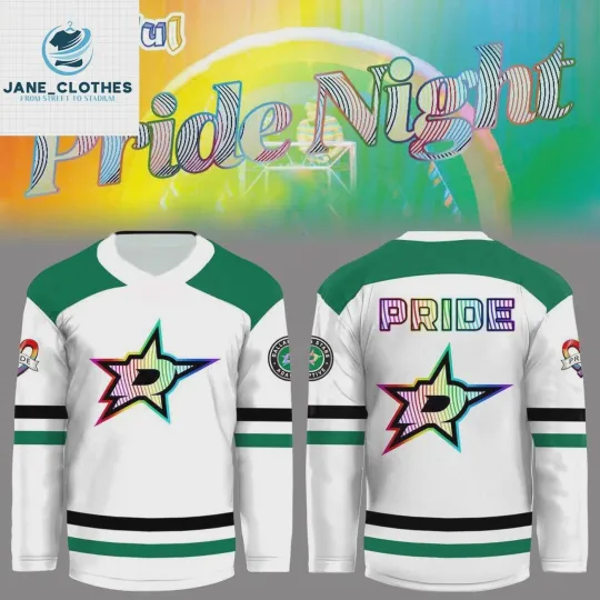 Discover Personalized Dallas Star Pride Night Limited Edition 2025 Hockey Shirt Fullsize