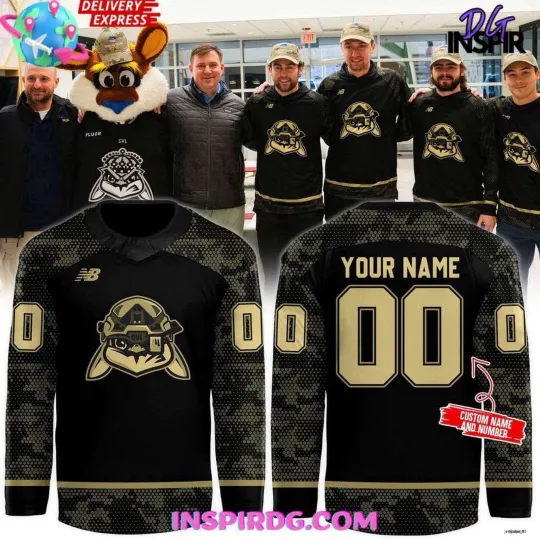 Discover Pesonalize Greenville Swamp Rabbits Military Appreciation 2025 Hockey Shirt