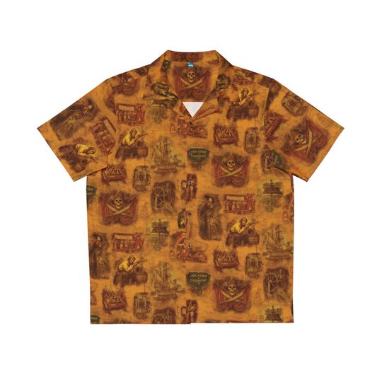 Discover SM-5XL POTC 2026 Inspired Vintage Aloha Shirt | Hawaiian shirt | Tiki Bar | Aloha Shirt | Trader Sams | Pirates of the Caribbean