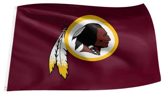 Discover Washington Redskins Team Logo Flag