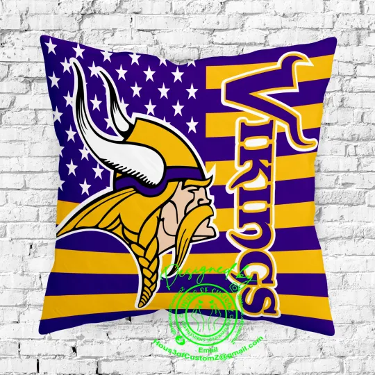 American/Minnesota Football Pillowcase