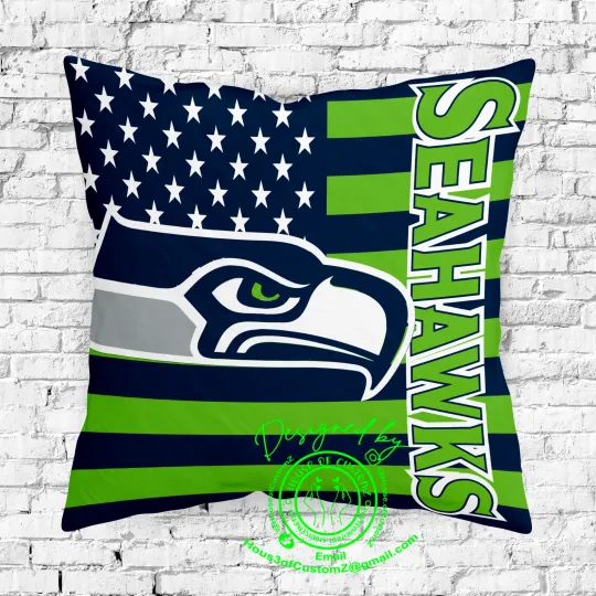 Discover American/Seattle Football  Pillowcase