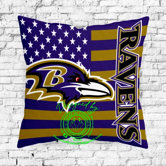 Discover American/Baltimore Football  Pillowcase