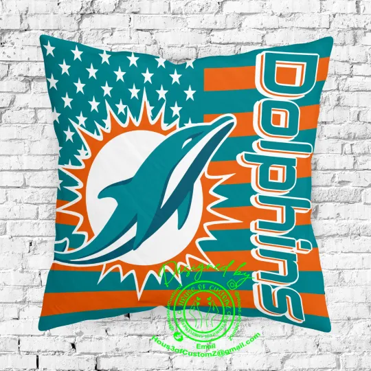 American/Miami Football  Pillowcase