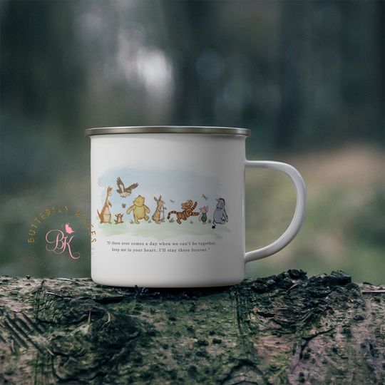 Classic Winnie the Pooh & Friends Enamel Camping Mug Classic Pooh Retro Mug Winnie the Pooh