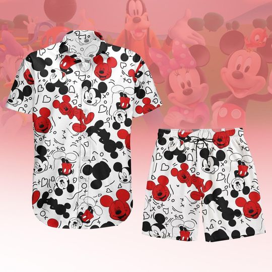 Discover Mickey Minnie Hawaiian Shirt, Disney Cruise 2026 Button Shirt, Disney Vacation Shirt For Him, Beach Shorts, Disney Family Trip Shirt