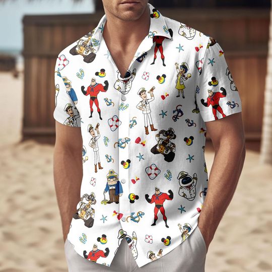 Discover Disney Pixar Cruise Button Shirt, Toy Story Cruise Hawaiian Shirt, Disney Cruise Button Up, Beach Vacation Shirt, Disney Cruise 2026