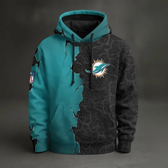 Discover Miami Football Team Dolphinss Pullover Hoodie, Unisex Adult, Full Size S-5XL