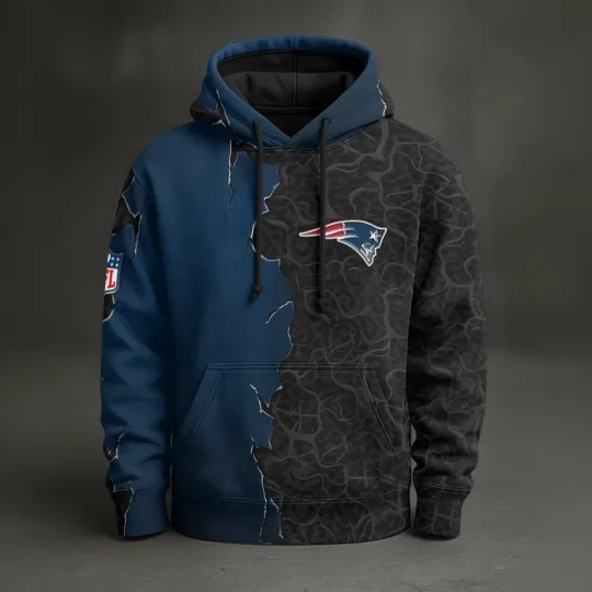 Discover New England Football Team Patriotss Pullover Hoodie, Unisex Adult, Size S-5XL