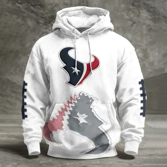 Discover Houston Football Team Texanss Pullover Hoodie, Unisex Adult, Full Size S-5XL