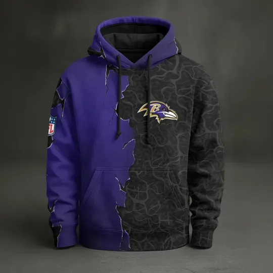 Discover Baltimore Football Team Ravenss Pullover Hoodie, Unisex Adult, Full Size S-5XL