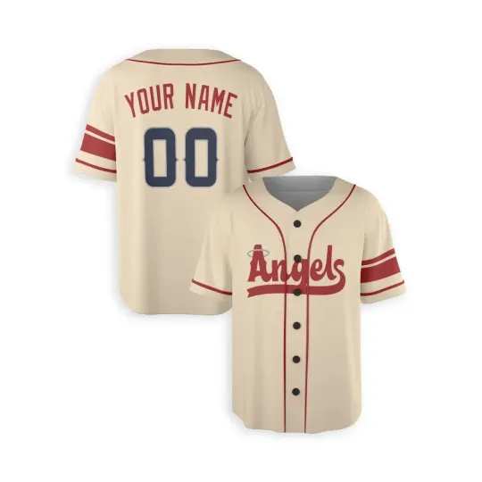 Discover Personalized Los Angeles Angels Jersey Cream City Connect Angles Printed
