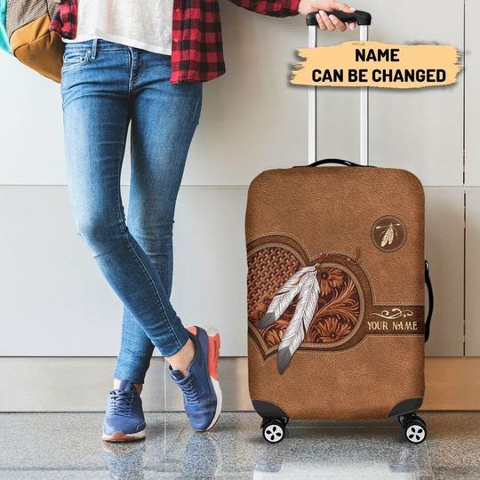 Discover Personalized Native Luggage Cover Indian Luggage Cover Indigenous Luggage Cover Native Tribal Suitcase Protector Travel Gift Ideas