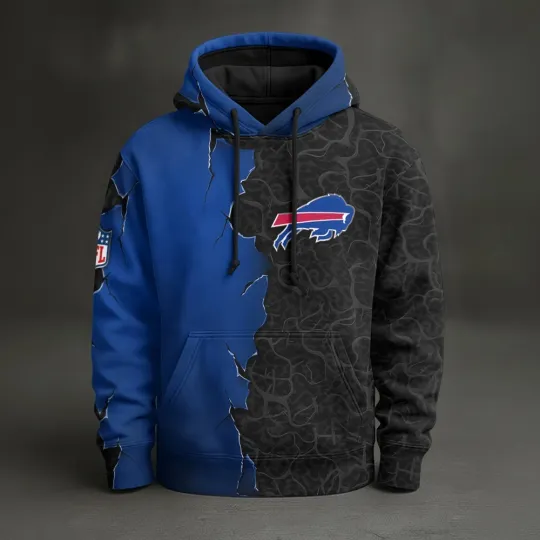 Discover Buffalo Football Team Billss Pullover Hoodie, Unisex Adult, Full Size S-5XL