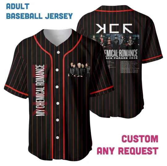 Discover The Black Parade 2026 Tour Black T-Shirt– Emo Rock Stadiu Concert