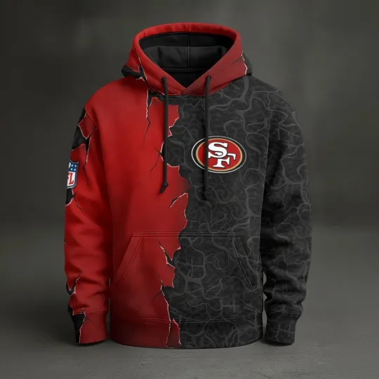 Discover San Francisco Football Team 49ersss Pullover Hoodie, Unisex Adult, Size S-5XL