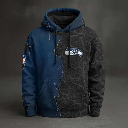 Discover Seattle Football Team Seahawkss Pullover Hoodie, Unisex Adult, Size S-5XL