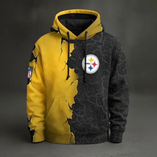 Pittsburgh Football Team Steelerss Pullover Hoodie, Unisex Adult, S-5XL