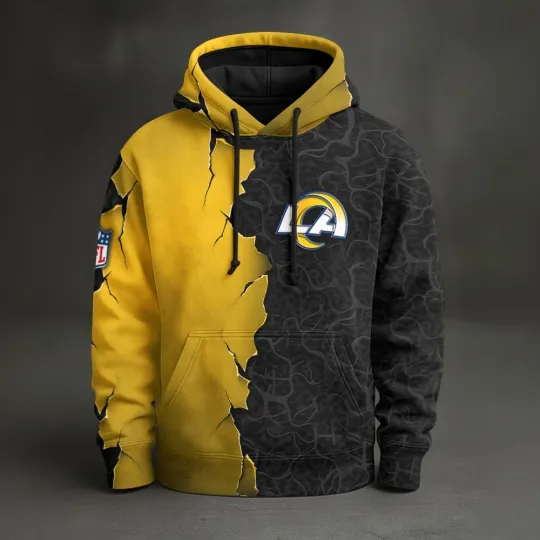 Discover Los Angeles Football Team Ramss Pullover Hoodie, Unisex Adult, Full Size S-5XL