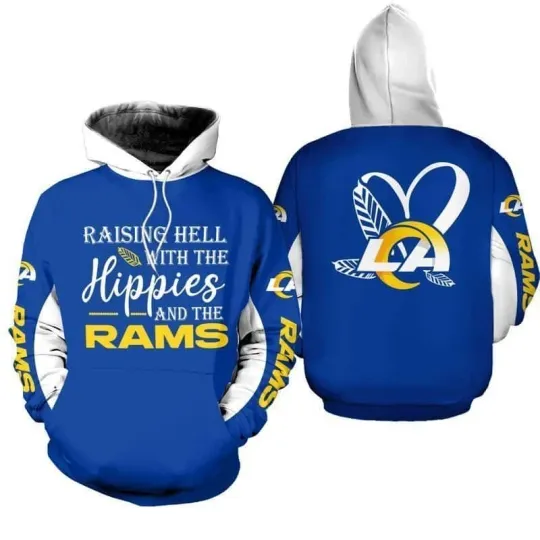 Discover Los Football Team Angeless Rams Limited Edition Hoodie Unisex Adult, Size S-5XL