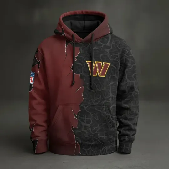 Discover Washington Football Team Commanderss Pullover Hoodie, Unisex Adult, S-5XL