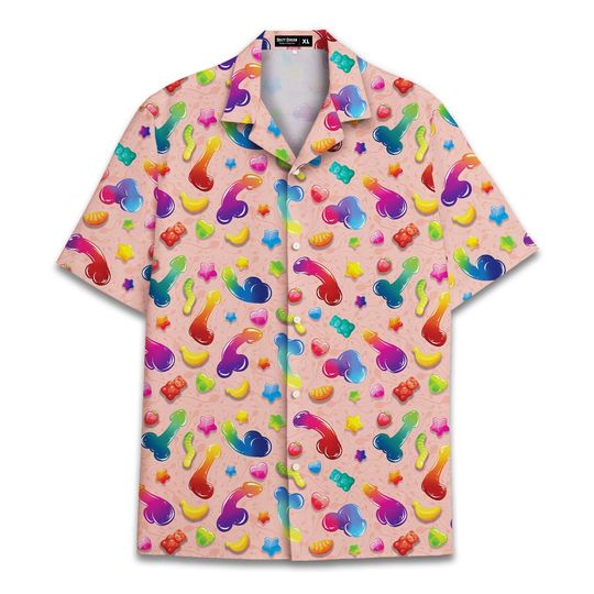 Discover Funny Novelty Hawaiian Shirt for Men | Vintage Summer Festival Vacation Party Shirt