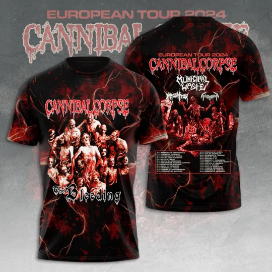 Cannibal Corpse 3D Tour Album Gift For Fan All Over Print T shirt