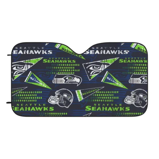Seattle Seahawks Car Sun Shade