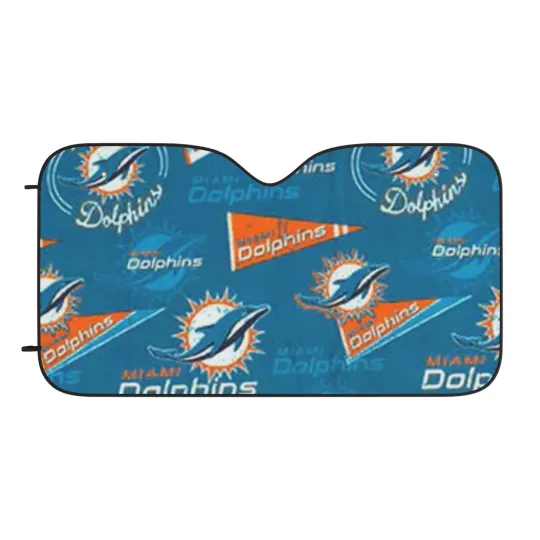 Miami Dolphins Car Sun Shade