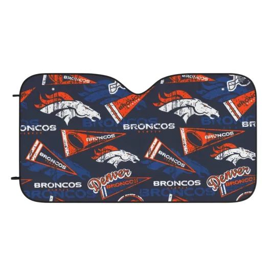 Denver Broncos Car Sun Shade