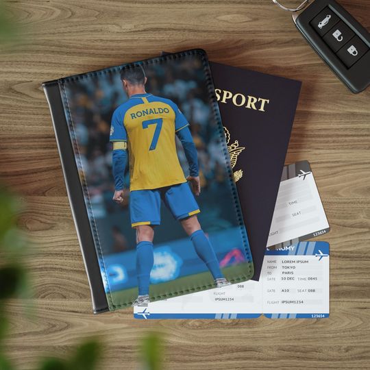 Discover Soccer Player Passport Cover