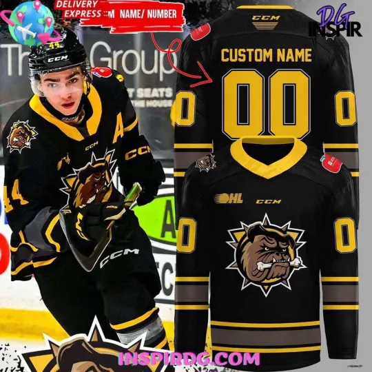Discover Personalized Brantford Bulldogs New Season 2025 Hockey Shirt