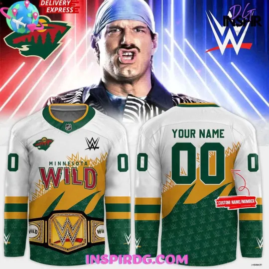Discover Personalized Minnesota Wild Wrestling Entertainment Night Special Edition Hockey Shirt