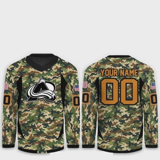Discover Personalized Colorado Avalanche Military Appreciation Special Hockey Shirt