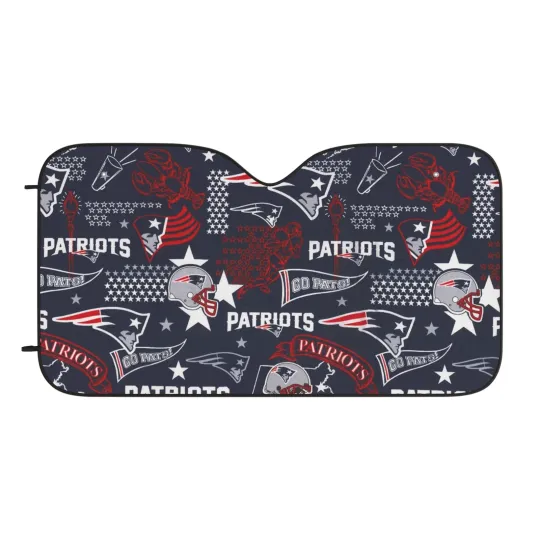 Discover New England Patriots Car Sun Shade