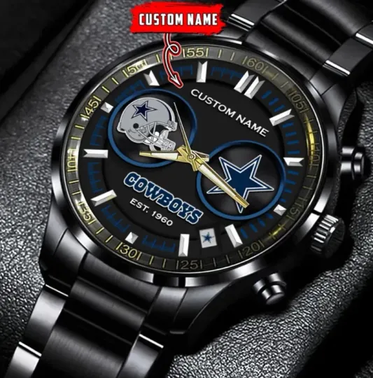 Discover Dallas Team Cowboys Football Stainless Steel Watch