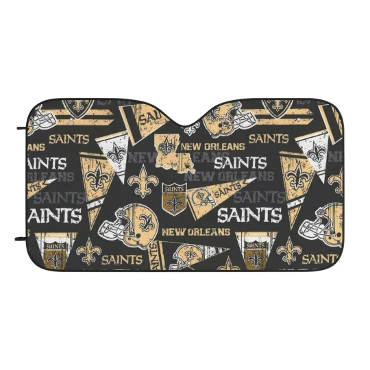 New Orleans Saints Car Sun Shade