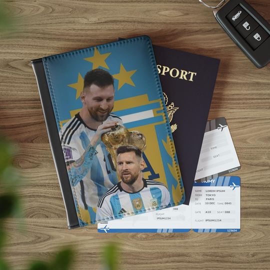 Discover Lionel Messi - Champion Passport Cover