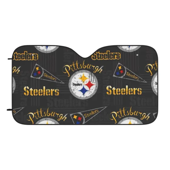 Discover Pittsburgh Steeler Car Sun Shades
