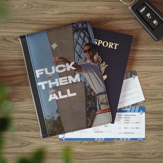 Discover Fuck them All Passport Cover
