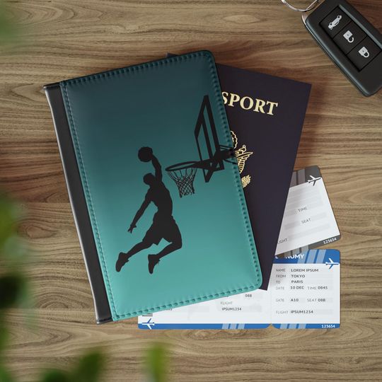 Basketball Player Passport Cover