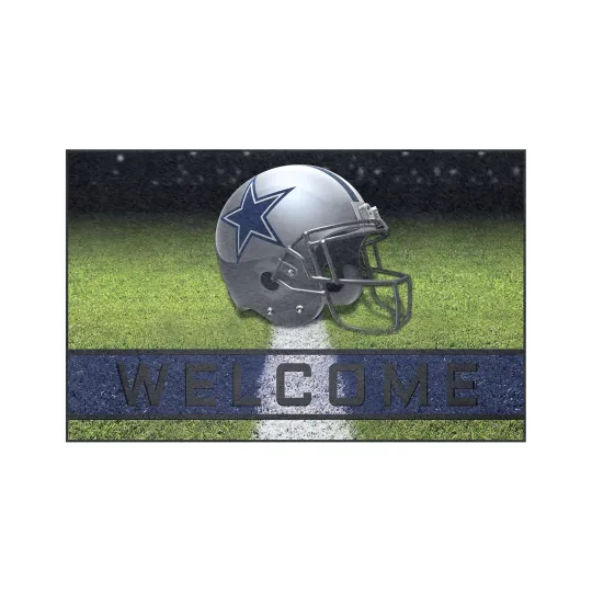 FANMATS football-Teams Unisex-Adult football Crumb Rubber Door Mat Dallas Cowboys